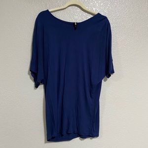 Agnes and Dora navy short sleeve doleman size small,excellent hardly warn